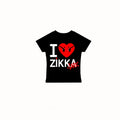 I LOVE ZIKKA Babytee - Feminina