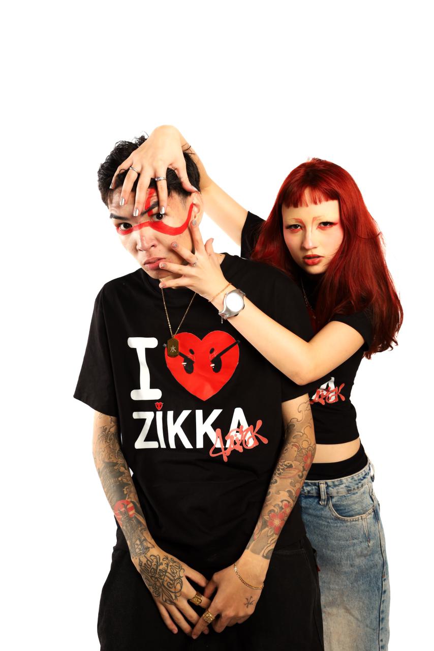 I LOVE ZIKKA T-shirt - Masculina